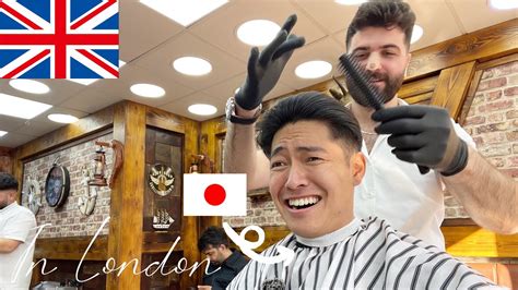 Japanese guy went to a Local British Barbershop for the first time in London